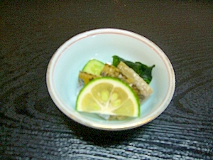 塩糀で〆秋刀魚