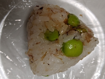 枝豆のおかか混ぜご飯