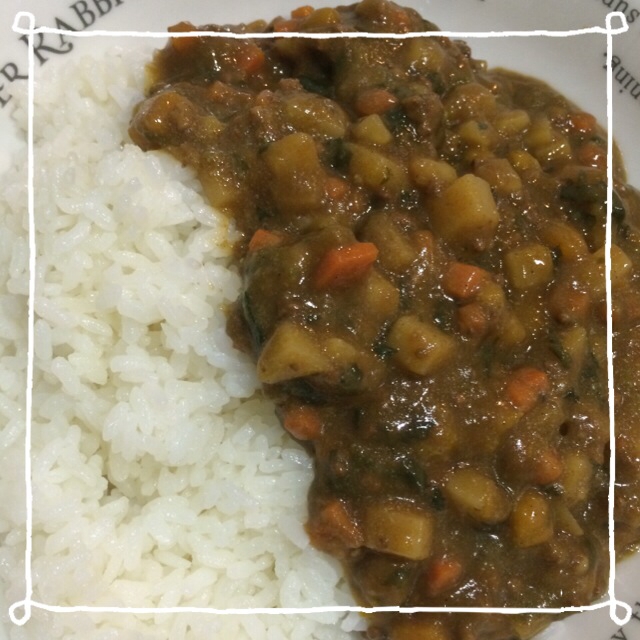 栄養もりもりカレー꒰ ♡´∀`♡ ꒱