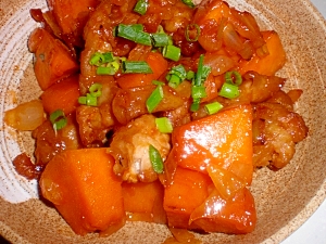 かぼちゃと豚肉の甘酢あん レシピ 作り方 By Kumi Mama 楽天レシピ