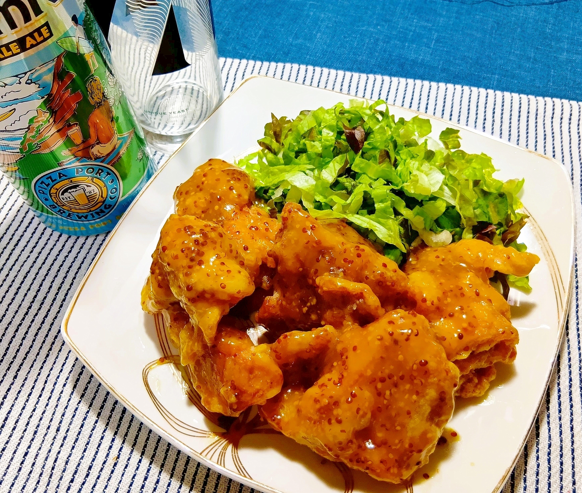 ハニーマスタードでドレスUP！鶏のから揚げ