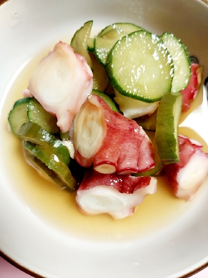 小鉢☆タコときゅうりの酢の物