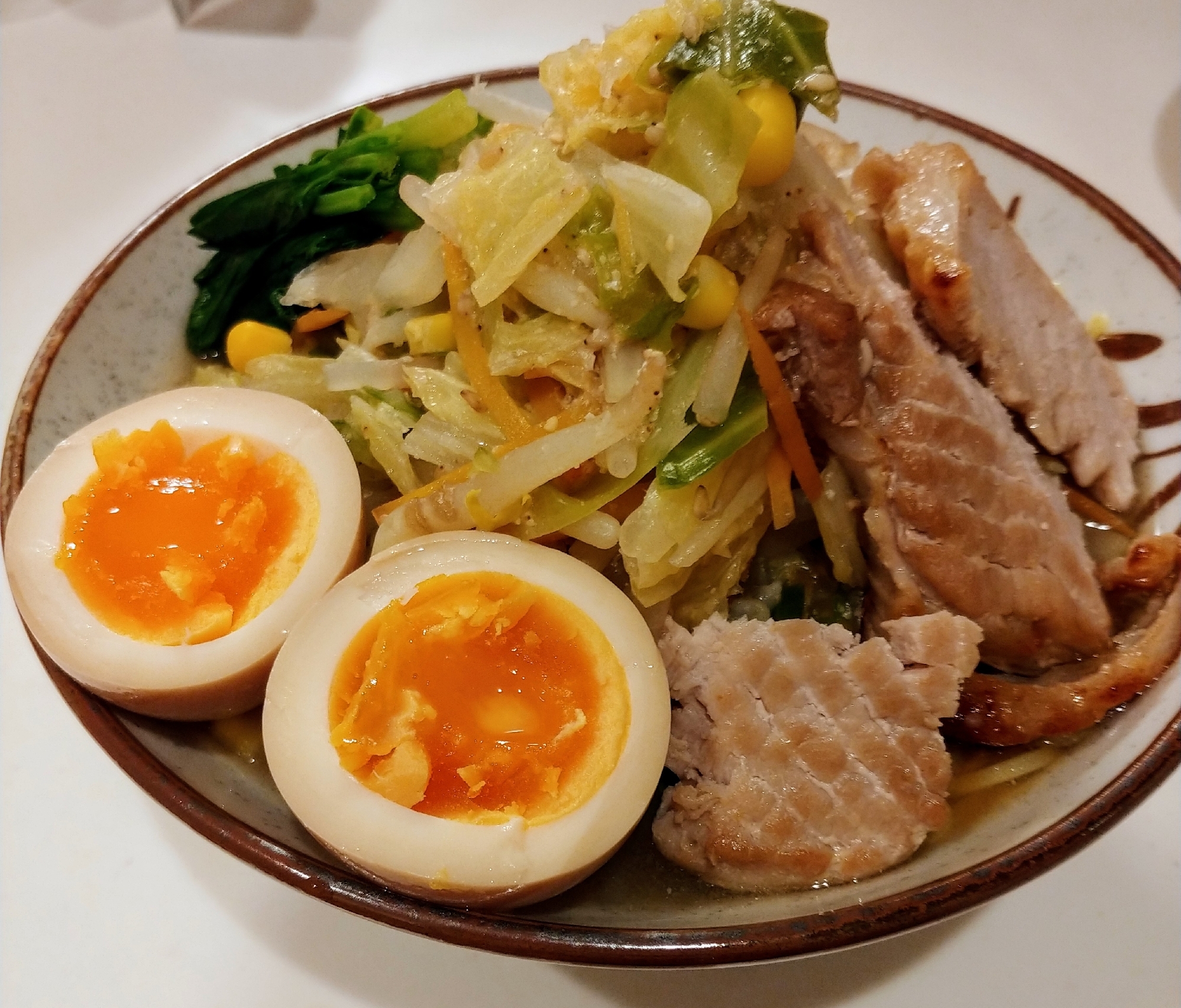 野菜たっぷり☆胡麻味噌ラーメン