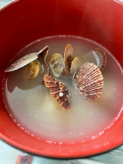 出汁が効いてる！帆立稚貝のお味噌汁