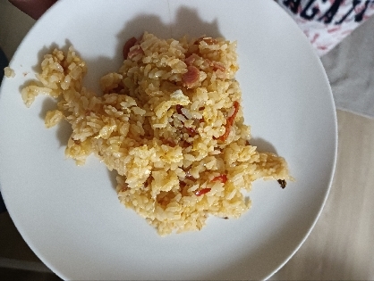 スパイスの効いたチャーハン