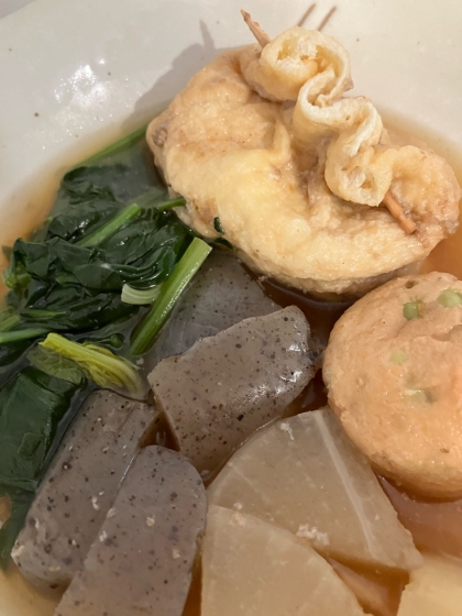 お母さんの味！たまごのおあげ巾着煮