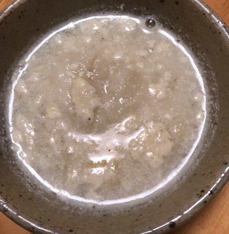 中華スープの素で豆乳雑煮