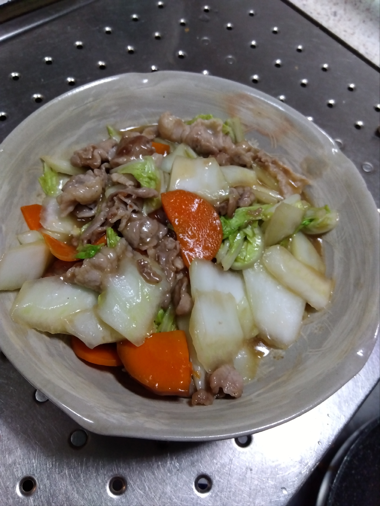 「白菜」と豚バラのうま煮