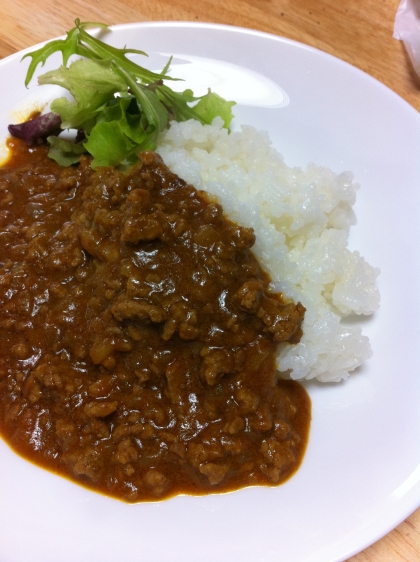 これを作ったら、パパがハマりました！
スパイシーで美味しかったです！