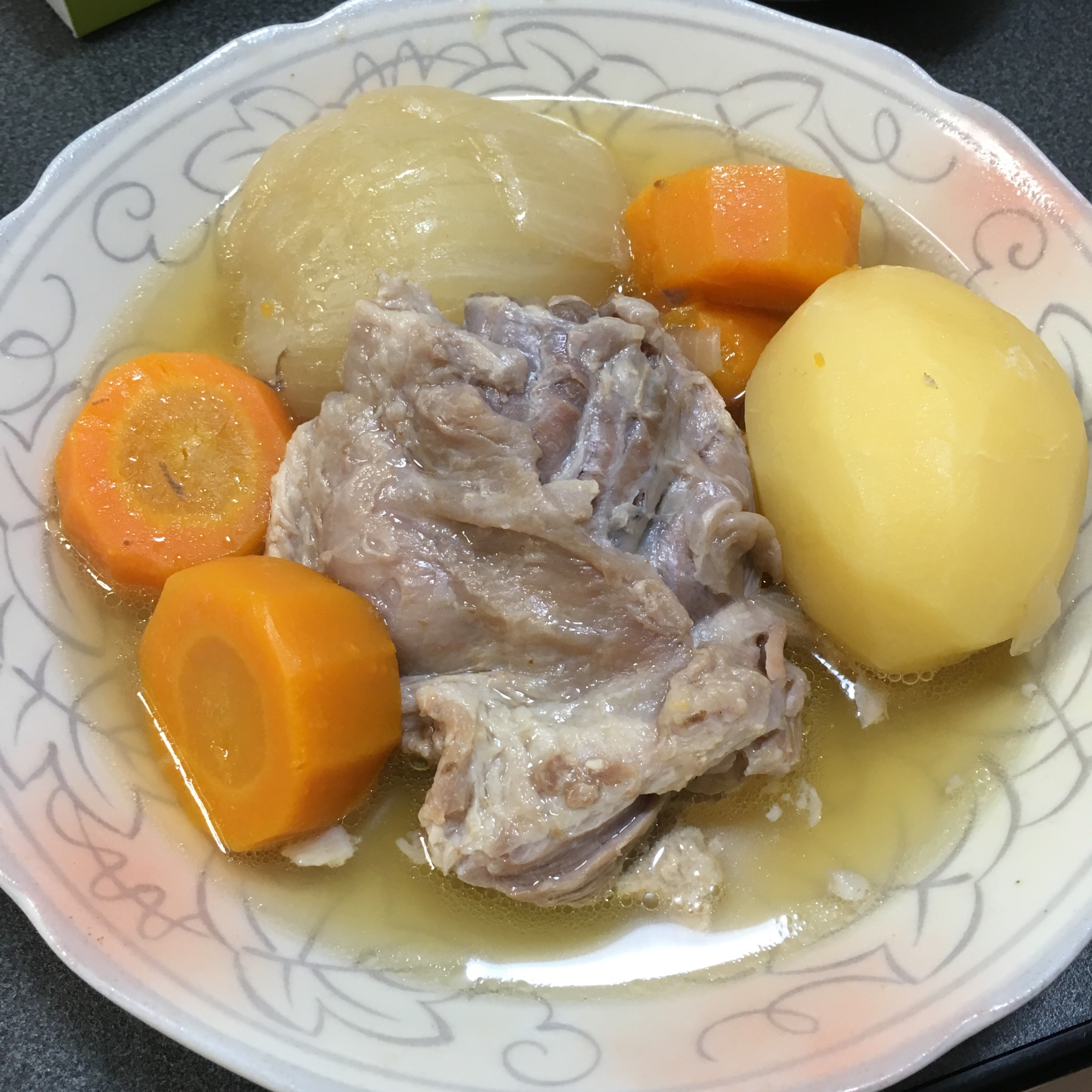 圧力鍋*豚すね肉のやわらかやわらかポトフ
