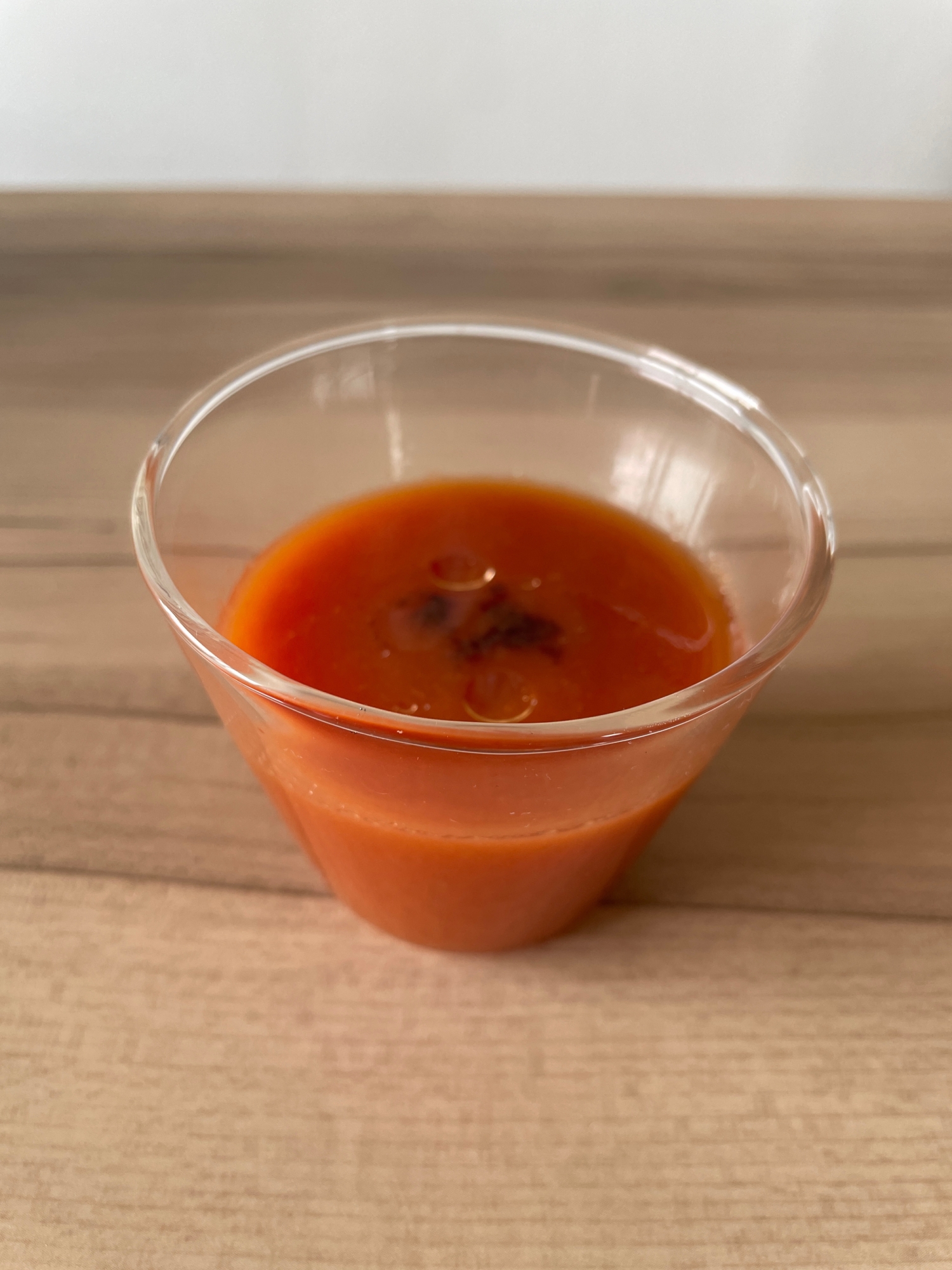 人参とりんごのガスパチョ