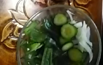 夏野菜の炒め物