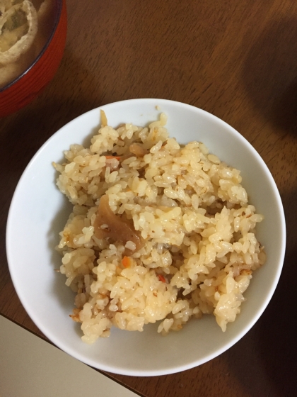 鶏肉入り炊き込みご飯