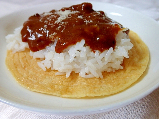 大豆粉パンケーキカレー♬