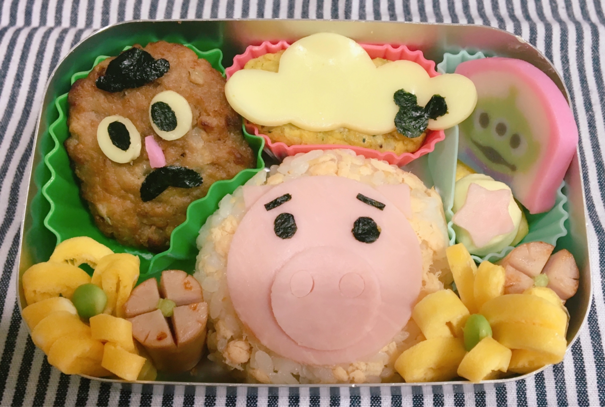 トイストーリー弁当 レシピ 作り方 By もも弁 楽天レシピ トイストーリー弁当 レシピ 作り方 By もも弁 楽天レシピ