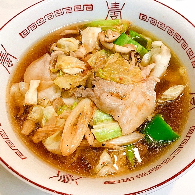 ピリ辛野菜炒めの やみつき醤油ラーメン レシピ 作り方 By えだ豆カシューナッツ 楽天レシピ