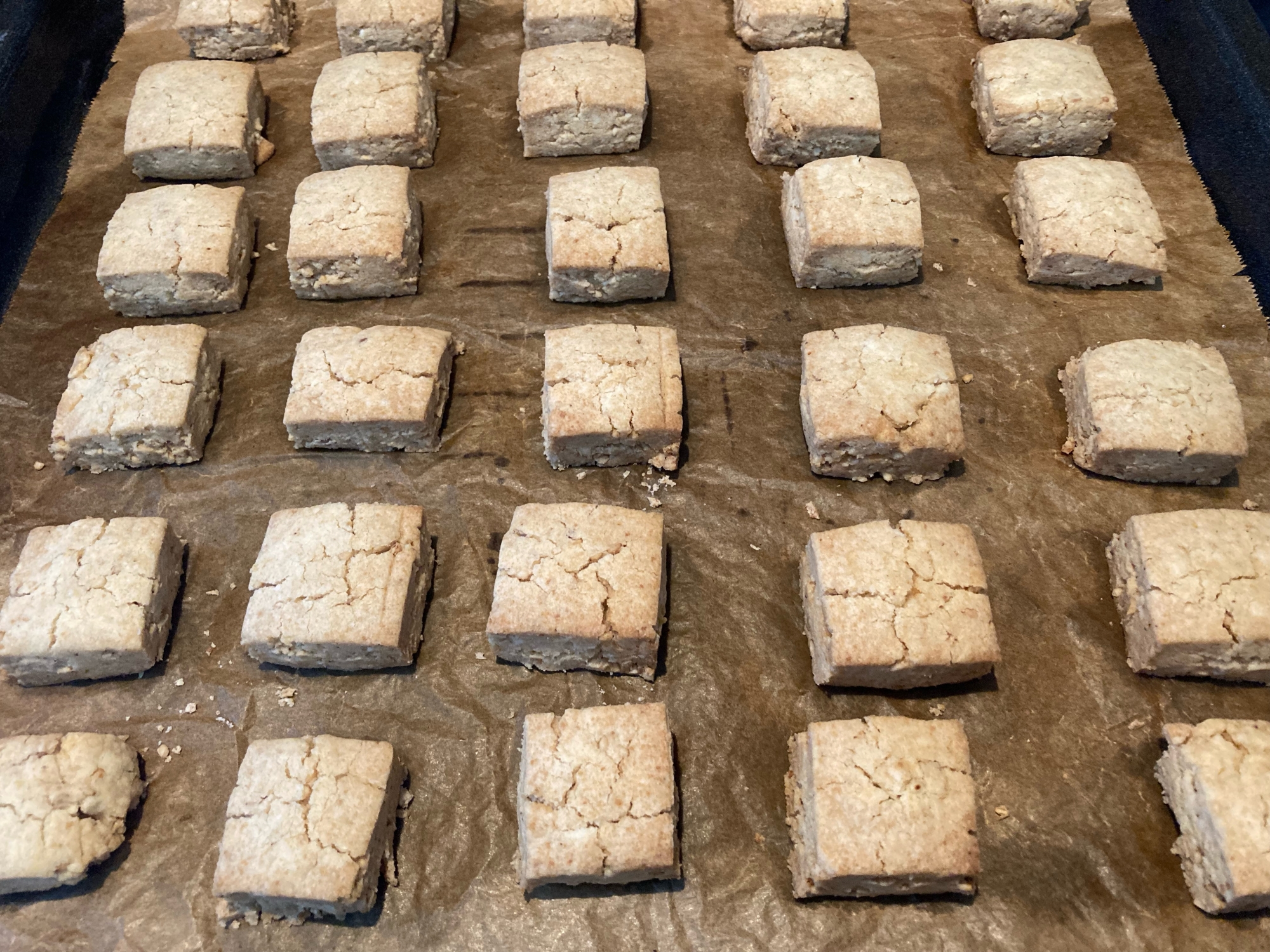 ビニール袋で簡単!一口白胡麻ちんすこう