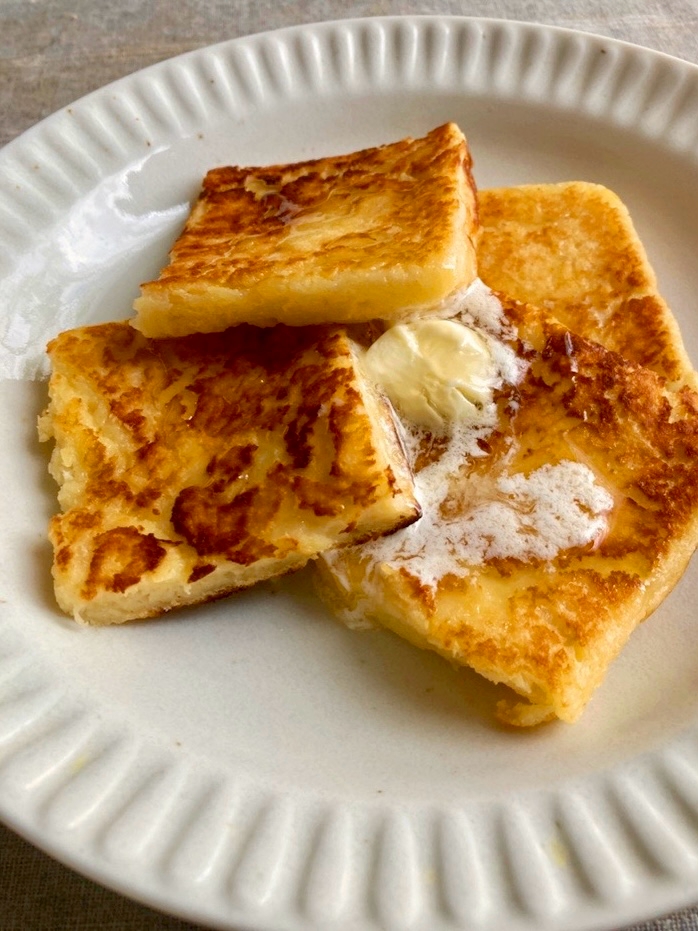 カリふわ♪パン粉でフレンチトースト