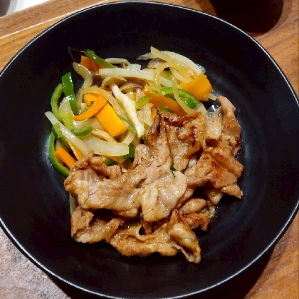 ＊焼き肉のタレで豚の生姜焼き＊