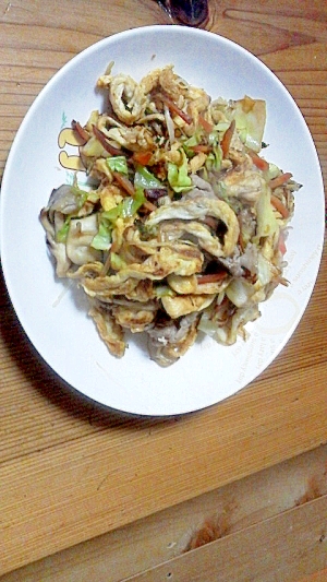 沖縄の麩でチャンプル