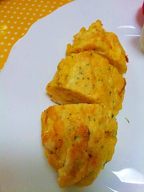 卵1個で簡単✿パセリのオムレツ❤