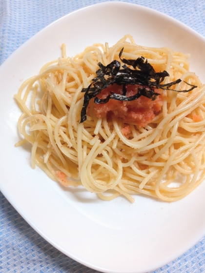 簡単！美味しい！！明太子パスタ(^^)