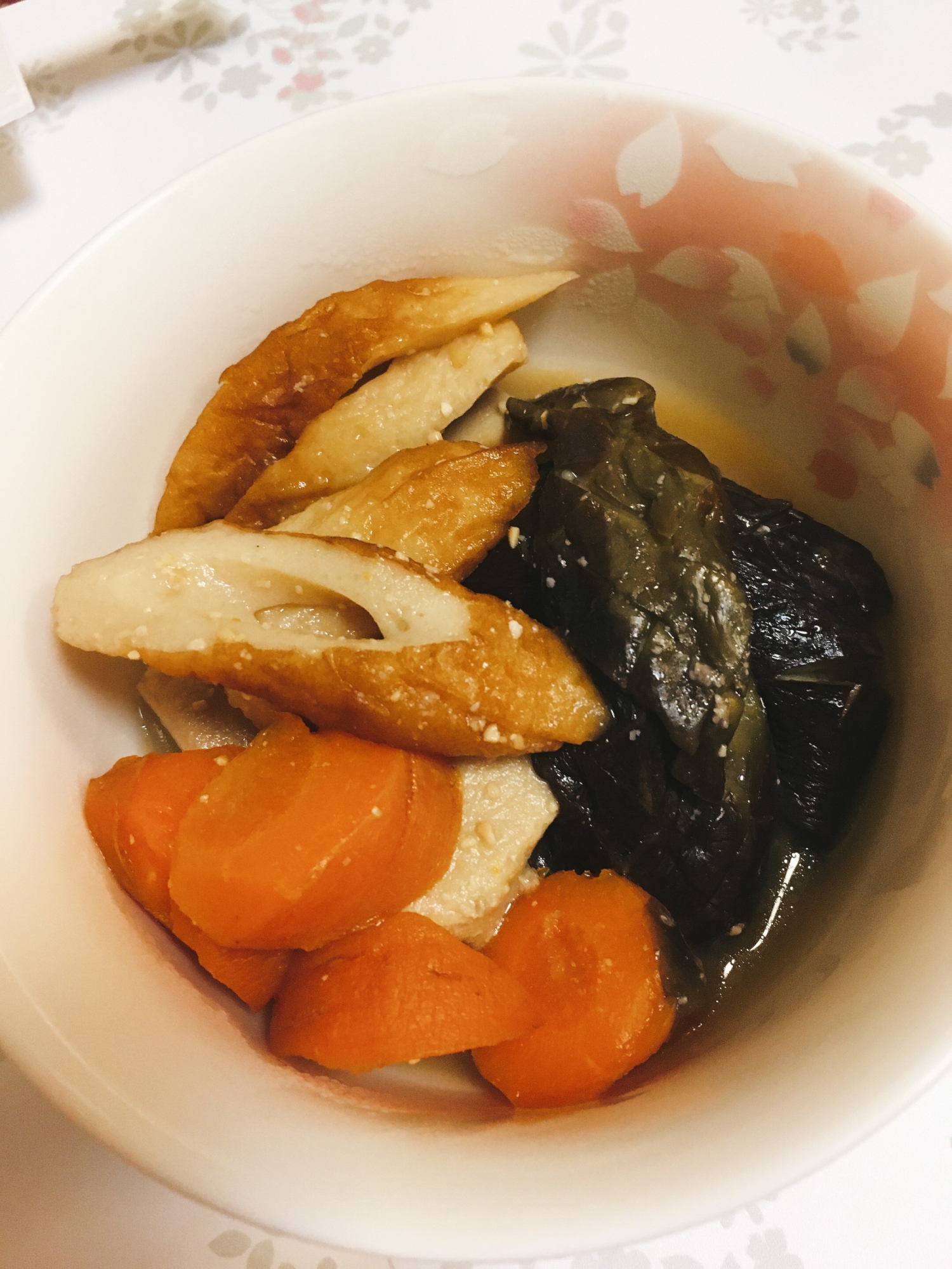 高野豆腐と野菜の味噌煮