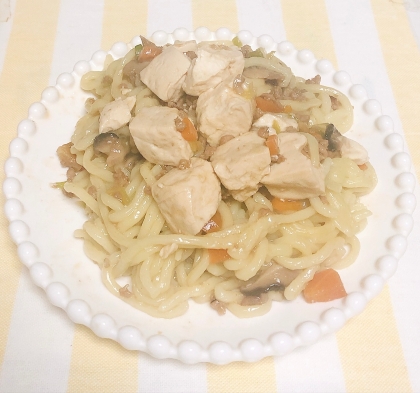 麻婆豆腐に麺の組み合わせ♡とても美味しかったです( •͈ᴗ•͈)⸝♡⃛⸜(•͈ᴗ•͈ )素敵なレシピをありがとうございます♪