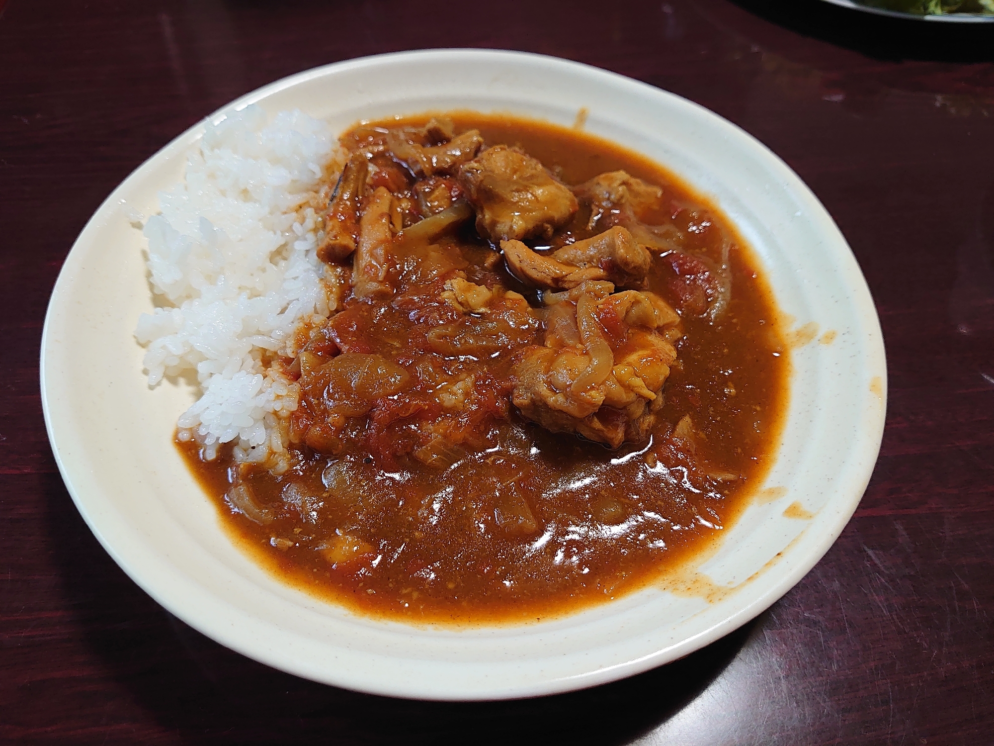 ダッチオーブンで作る無水カレー