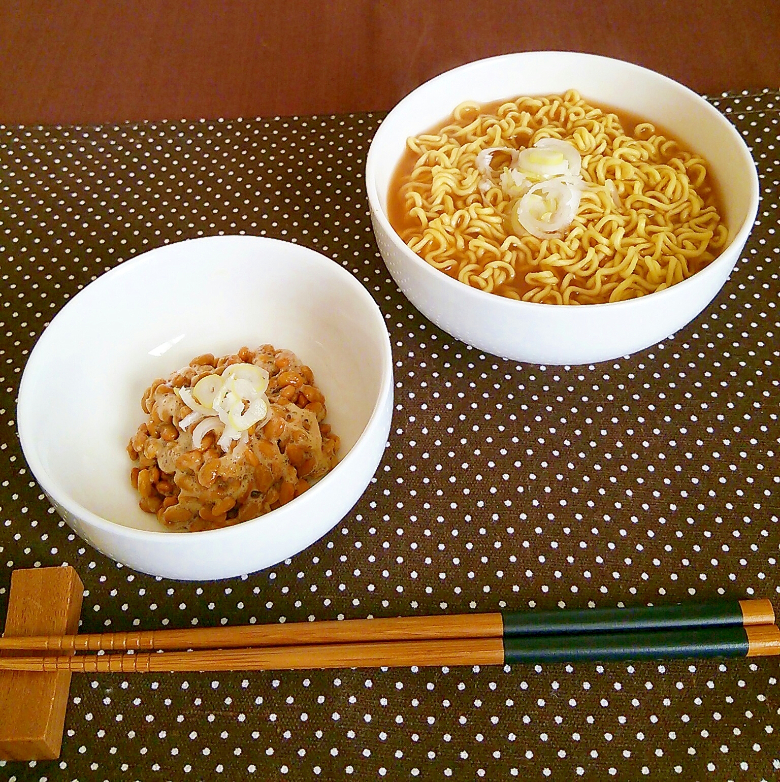 一人飯にいかが 納豆絡めラーメン レシピ 作り方 By あ ち0024 楽天レシピ