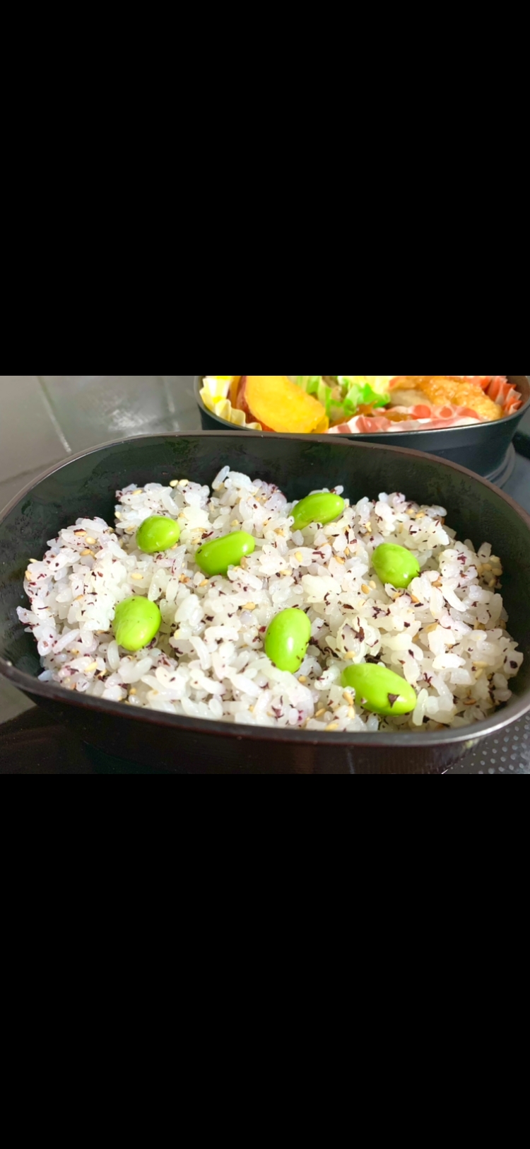 お弁当に！枝豆ゆかりごはん