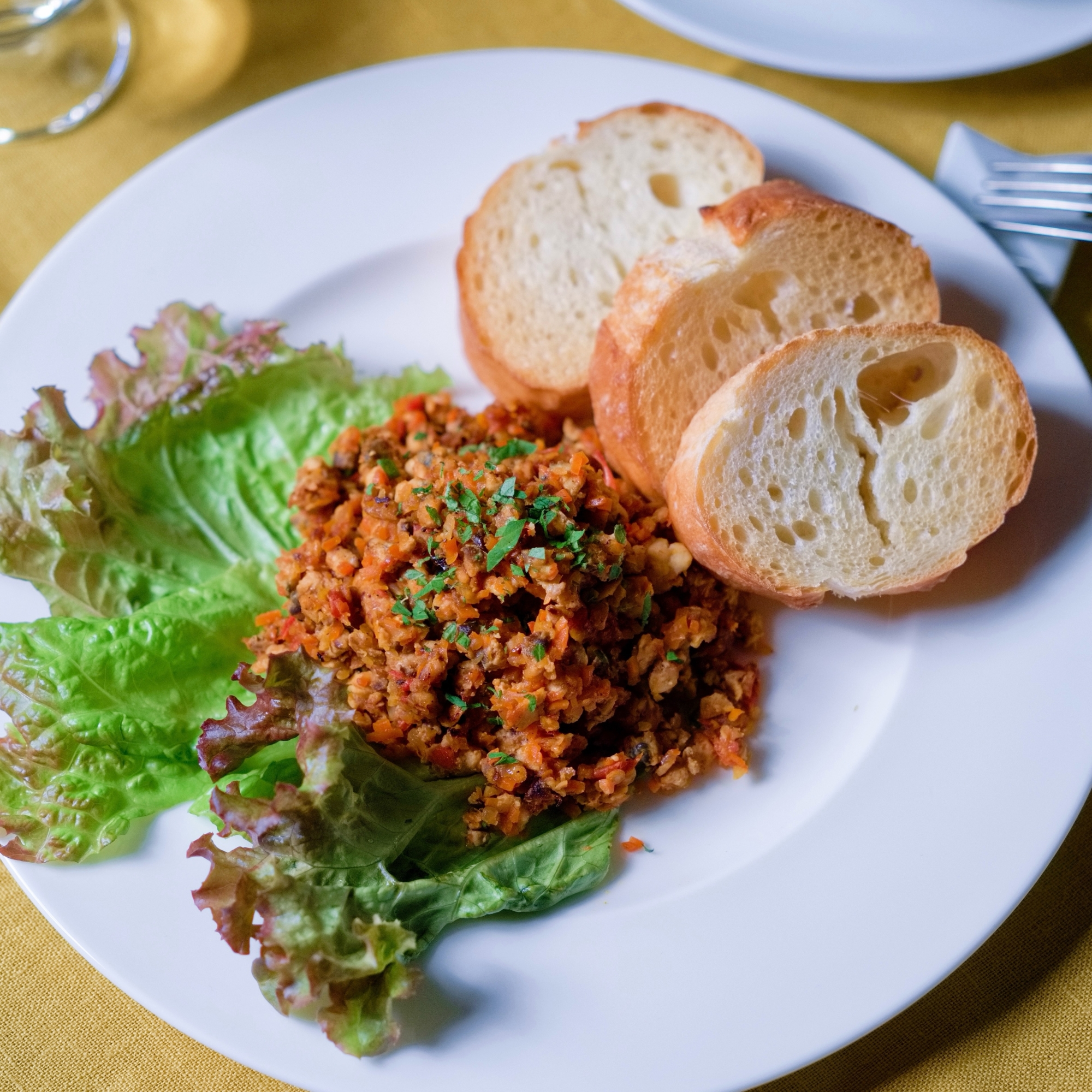 さばのクランブル【洋食・主菜】