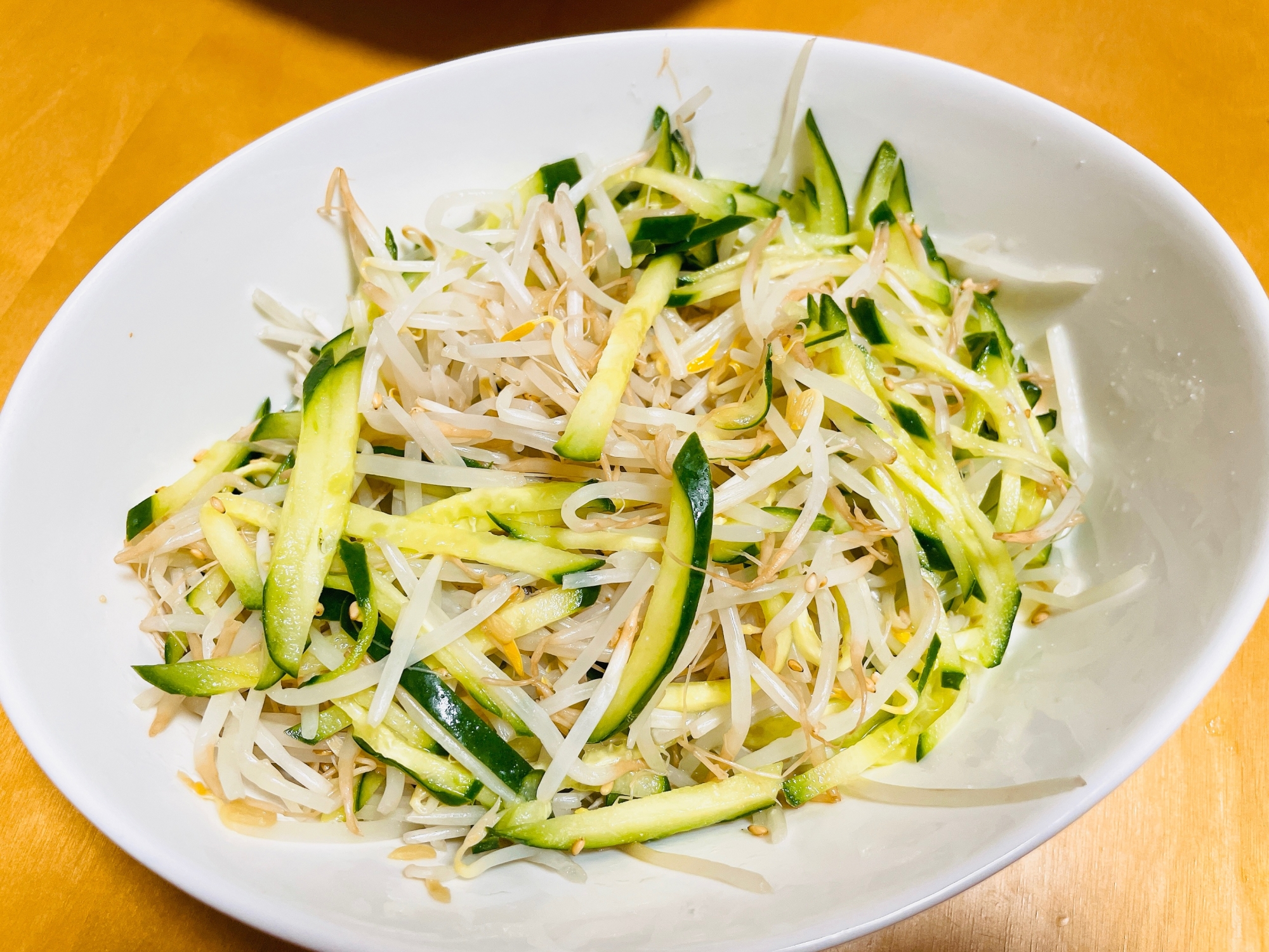 レンジだけ ヘルシー きゅうりともやしのナムル レシピ 作り方 By Ryo Twice 楽天レシピ