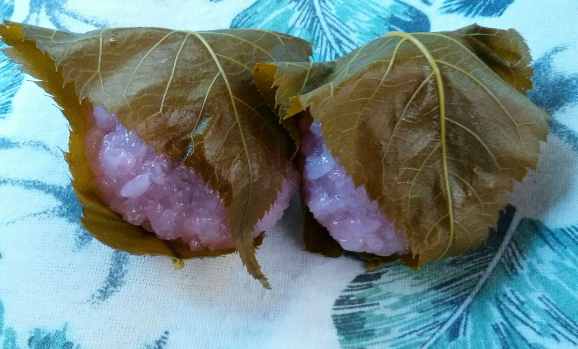 お赤飯リメイク！桜餅