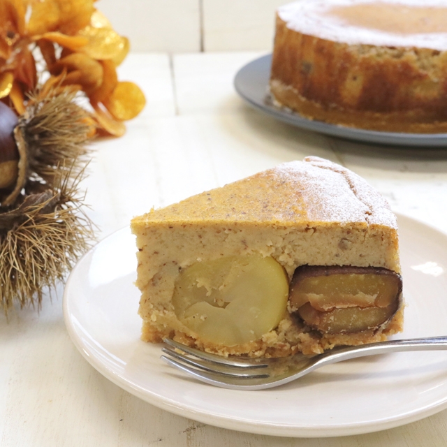 ゴロゴロマロンチーズケーキ