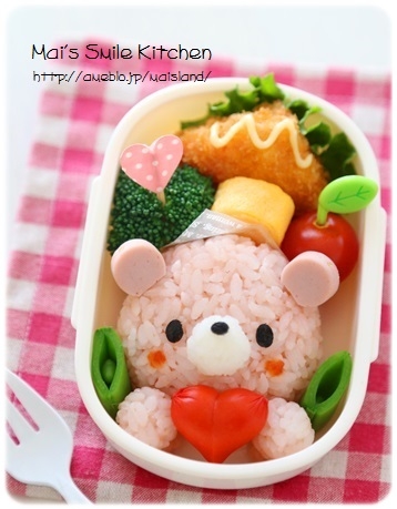 キャラ弁 桃色くまちゃん レシピ 作り方 By Mai Mai 楽天レシピ キャラ弁 桃色くまちゃん レシピ 作り方 By Mai Mai 楽天レシピ