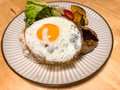 簡単＆シンプル　ロコモコ丼