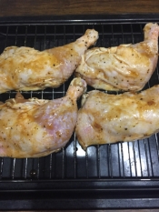ヘルシオ 焼き肉のたれで鶏のもも焼き レシピ 作り方 By およねこ45 楽天レシピ