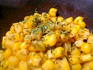 簡単!居酒屋風コーンバター炒め~!!!