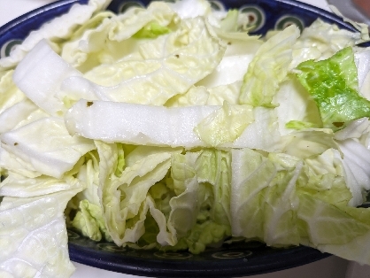 白菜のシーザーサラダ