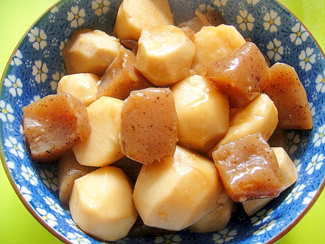 里芋とこんにゃくの煮物 レシピ 作り方 By Mint74 楽天レシピ