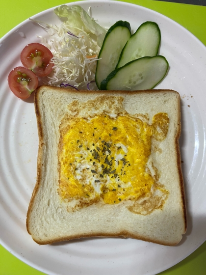 フライパンひとつで☆食パンの卵サンド