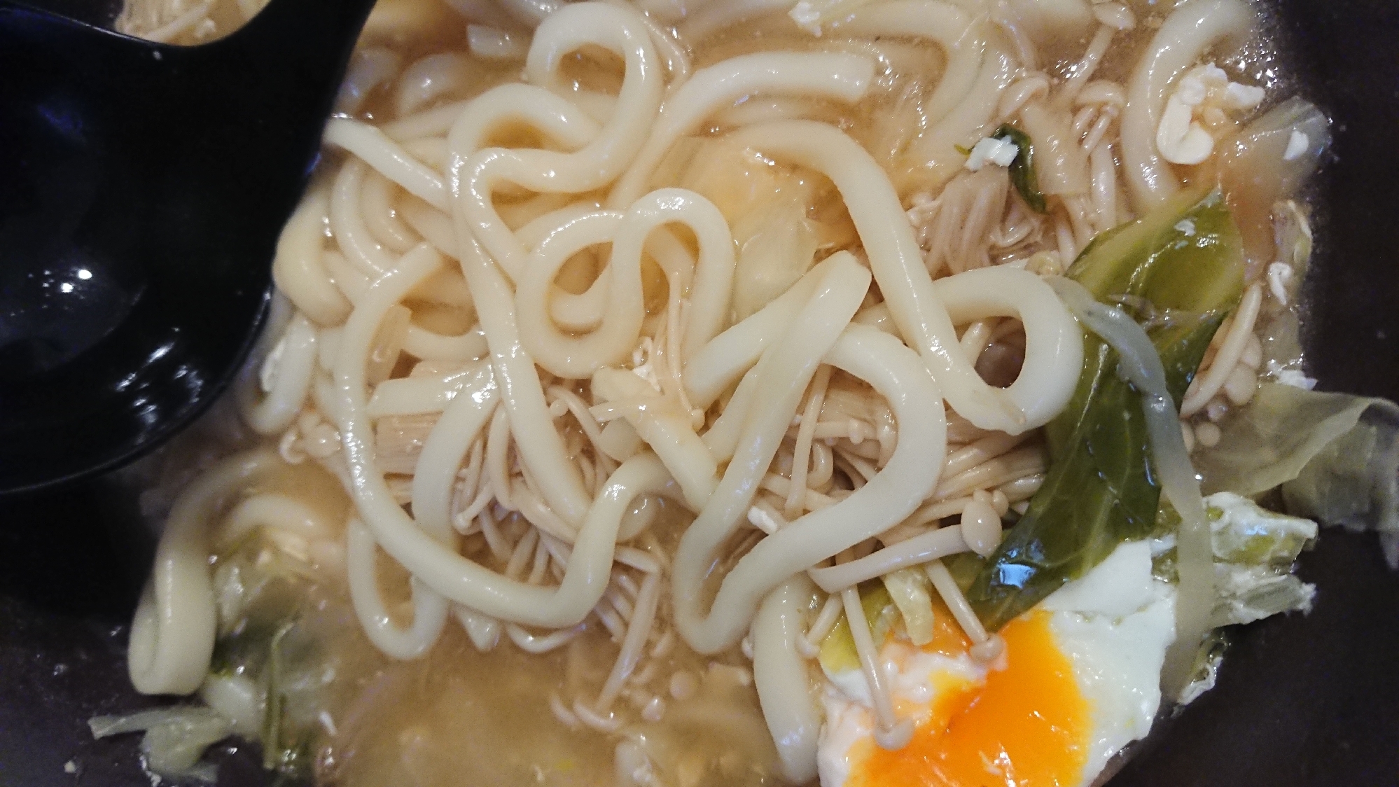 えのきと卵の煮込みうどん