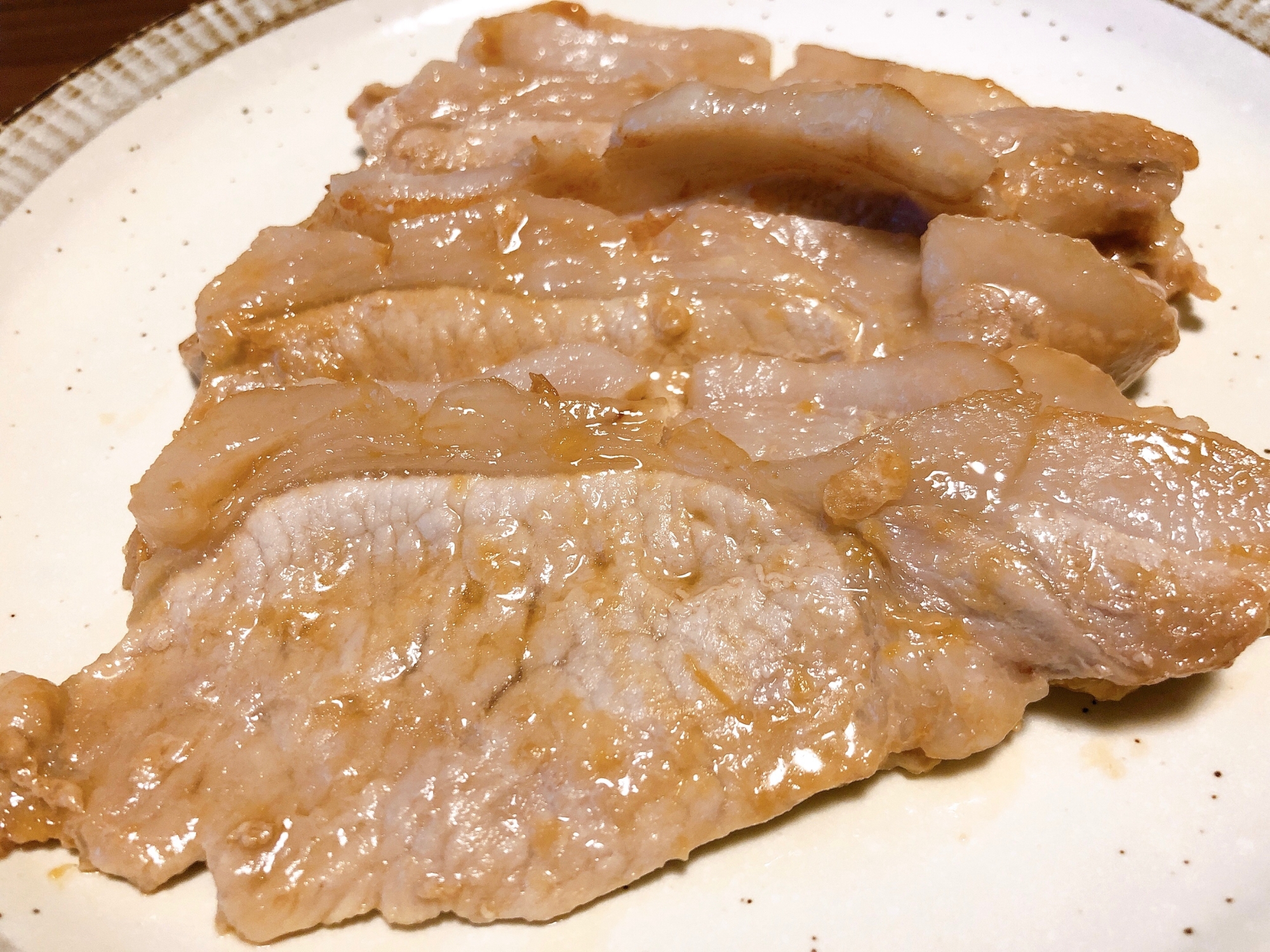 砂糖不使用！優しい味の豚の生姜焼き