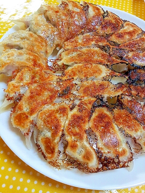 ポン酢で食べる✿ニラの代わりに✿しそ餃子