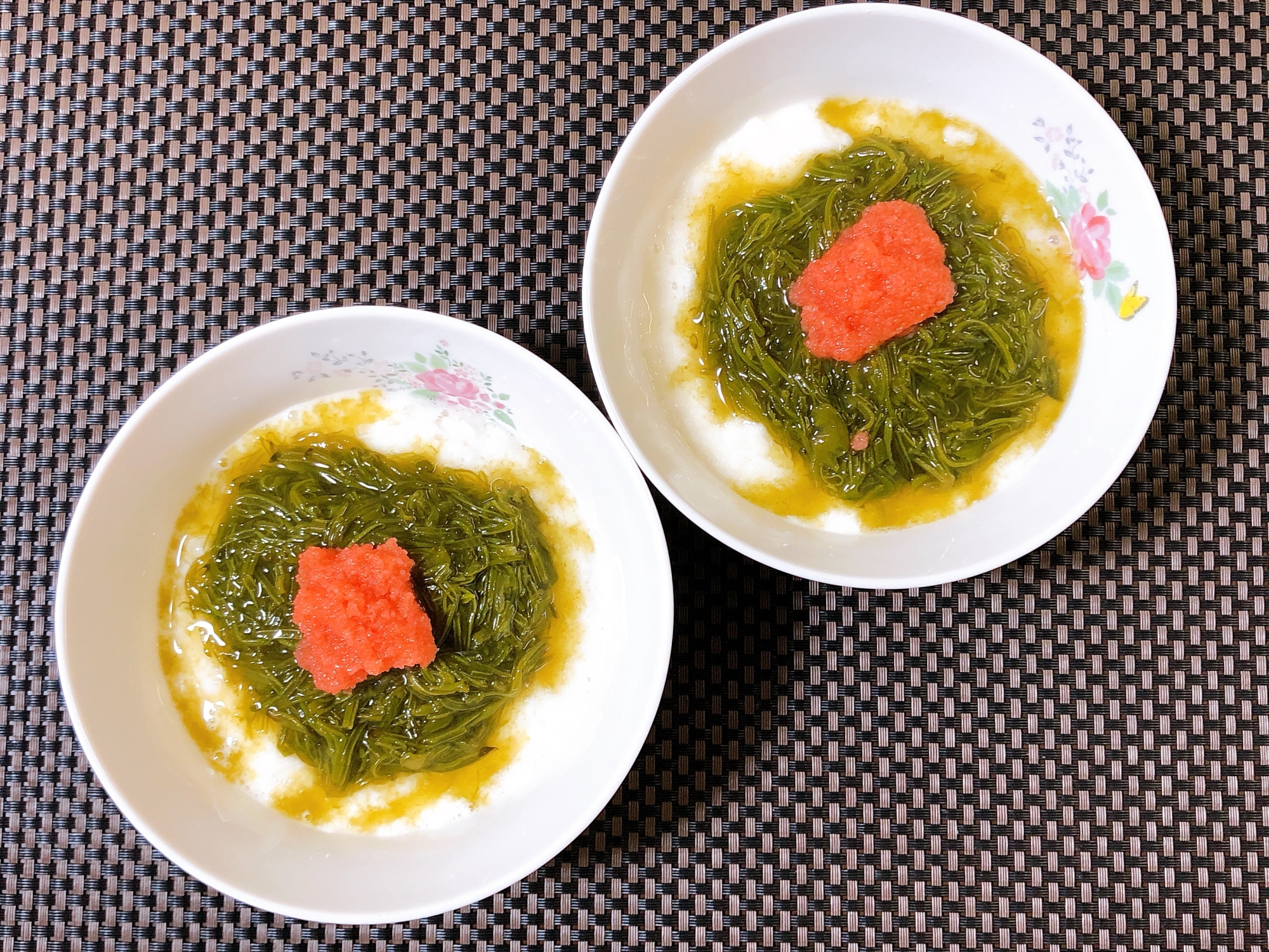 長芋とめかぶの簡単ねばねばおかず