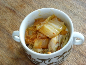 キムチの豚白菜煮物