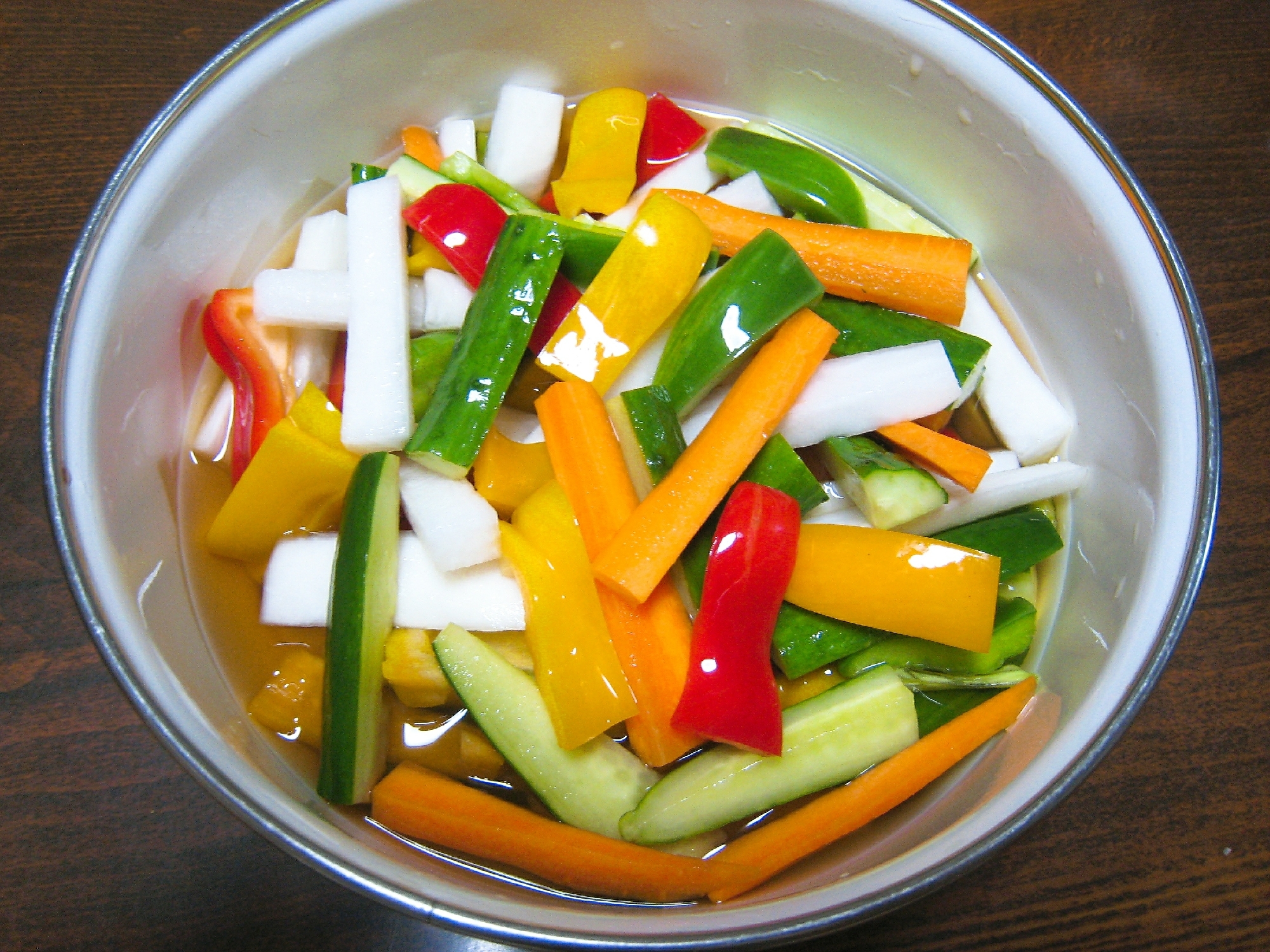 人参パプリカ大根のマリネ