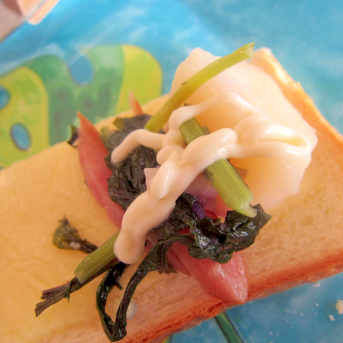 スチームウインナー野菜サンド