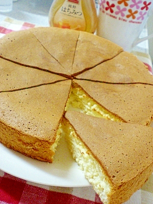 小麦粉で作る♪カステラ風ケーキ